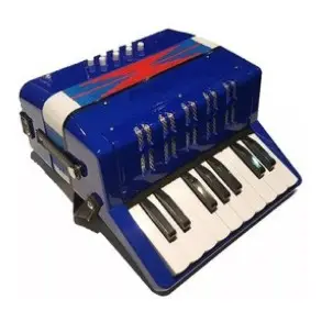 Acordeon Niños Piano 17 Teclas 8 Bajos Corelli Verdulera WHC104 BL