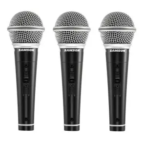Microfono Samson R21s Con Switch Pack X3 + Pipetas + Estuche