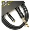 Western Cable Extensor Auricular 6 Mts Trs 1/4 hembra 3.5mm