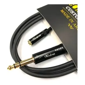 Western Cable Extensor Auricular 6 Mts Trs 1/4 hembra 3.5mm
