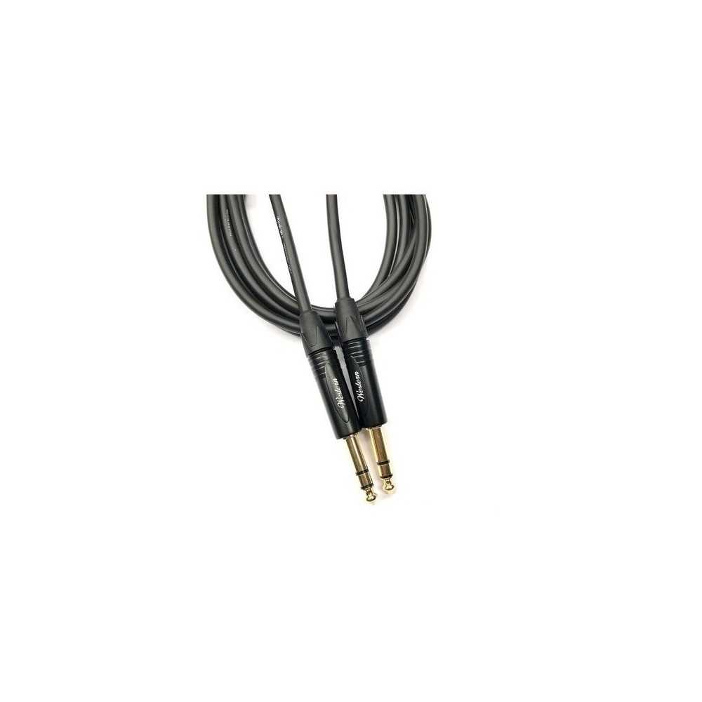 Cable Balanceado Plug 1/4 Trs A Plug 1/4 Trs Western 2mts