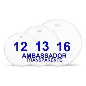 Tom Pack Remo Ambassador Set Parche 12/13/16 Transparente