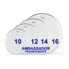 Tom Pack Remo Ambassador Set Parche 10/12/14/16 Transparente