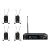 Sistema De Monitoreo Inalámbrico In Ear Ross Con 4 Bodypack y Auriculares