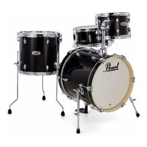 Bateria Pearl Midtown Con Fundas Medidas Chicas Viajera
