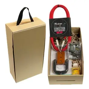Caja Regalo Bajista Musico Accesorios Bajo Electrico BOXBE1R