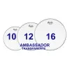 Tom Pack Remo Ambassador Set Parche 10/12/16 Transparente