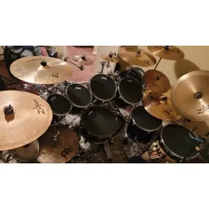 Tom Pack Evans Onyx Set Parche 12/13/16 Arenado Negro Coated