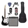 Pack Guitarra Electrica + Amplificador Fender + Accesorios