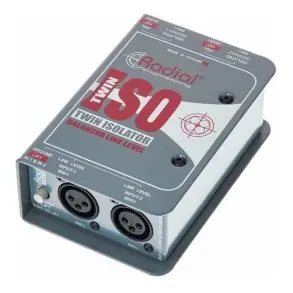 Radial Twin&nbsp;iso - Caja De Aislación 600 Ohms Xlr Aisladora