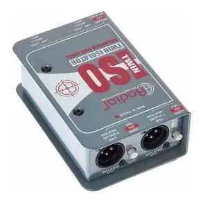 Radial Twin&nbsp;iso - Caja De Aislación 600 Ohms Xlr Aisladora