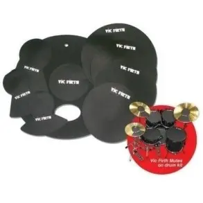 Set Mute Vicfirth Silenciador Batería Tom Platillos Mute P6