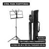 Atril Para Partituras Metalico Profesional Plegable C/ Funda