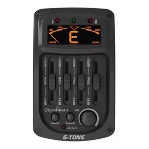 Preamp Para Guitarra Acustica Activo 4 Bandas Cherub Gs3 Mic