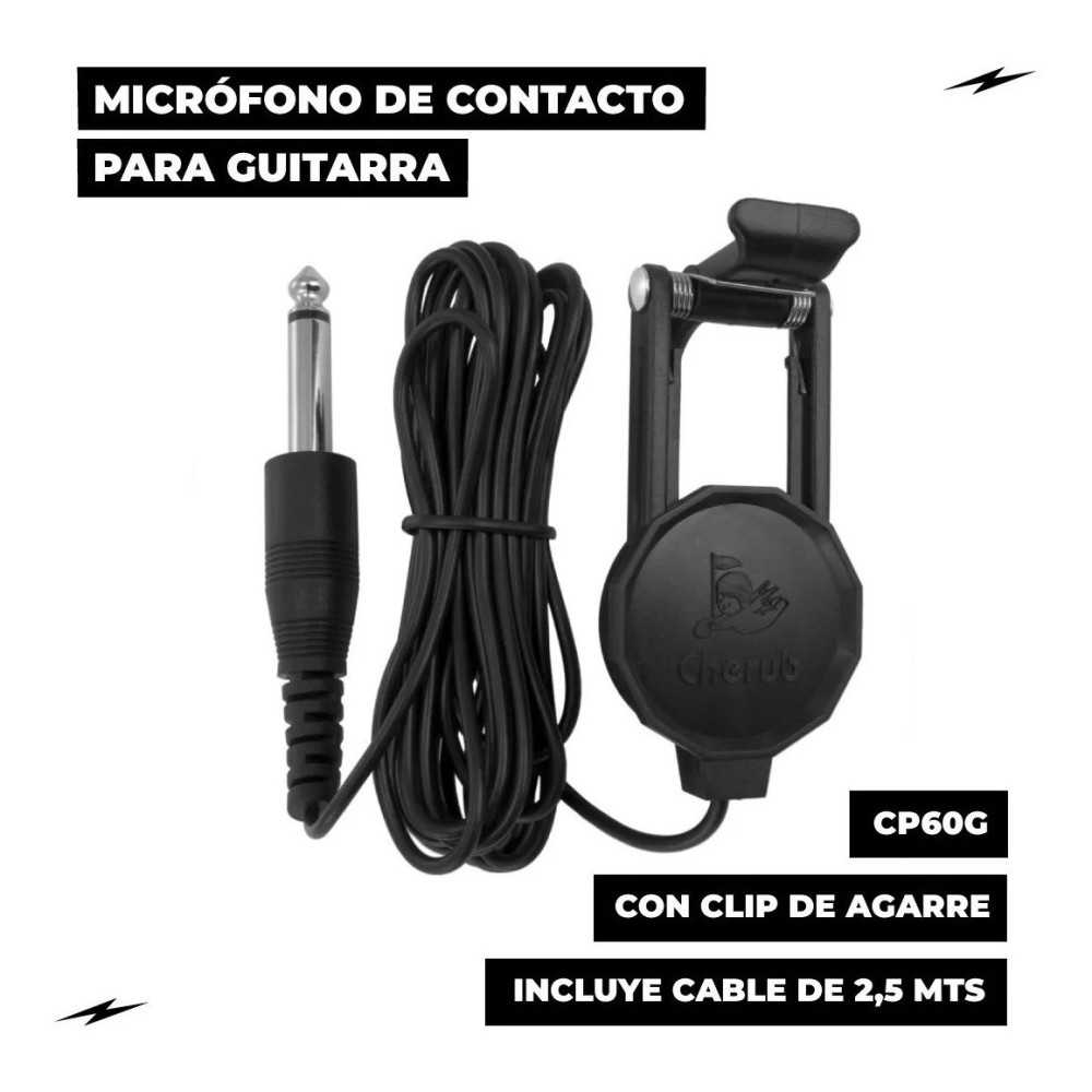 Microfono De Contacto Universal Guitarra Clasica o Acustica CP60G