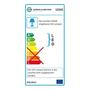 Luz De Atril / Lectura Konig & Meyer 1 Brazo 2 Leds