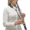 Correa Bg C23e Elastica De Cuero Para Clarinete