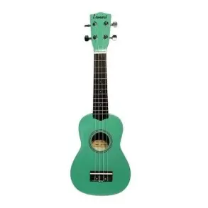 Ukelele Soprano Con Funda Leonard Uk15 Verde Surf Sparkle