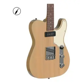 Guitarra Electrica Stagg Set Cat Yw Tipo Telecast Vintage