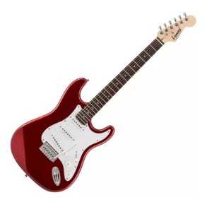 Guitarra Electrica Leonard Stratocaster Niño 3/4 Rojo