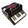 Acordeon Niños Piano 17 Teclas 8 Bajos Corelli Verdulera WHC104 BK