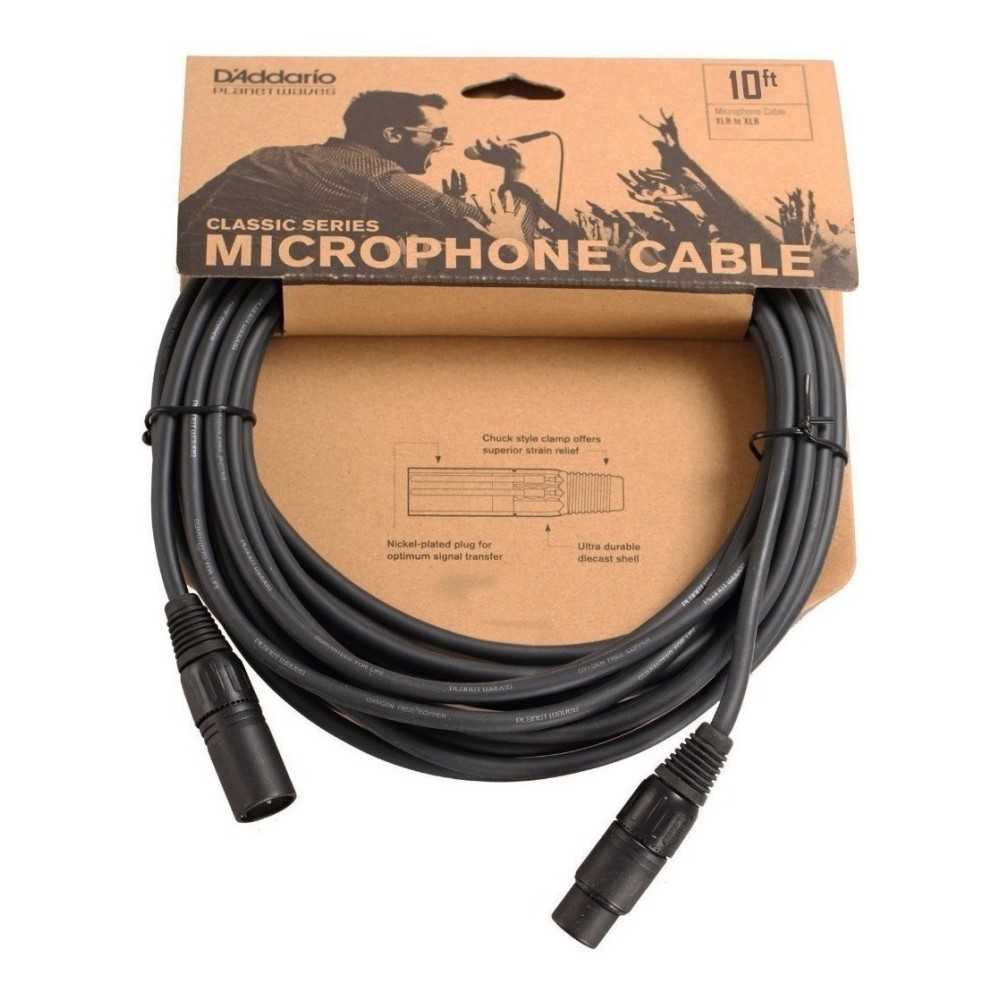 Cable De Microfono Canon Canon Daddario Pw-cmic-10 33 Mts