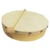 Pandereta Knight 6 De Madera Con Parche + Palillo Golpeador