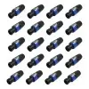 Pack De 20 Fichas Ross Tipo Speakon Macho Para Cable Audio