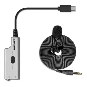 Sistema De Micrófono Corbatero Usb Samson Deu1 Notebook Mac