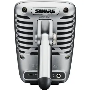 Micrófono Shure MV51 DIG Motiv Condenser 2 Cables USB A Y Lightning