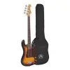Bajo Eléctrico SX Precision Basswood 4 Cuerdas Sunburst 3 Tonos + Funda