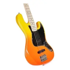 Bajo Eléctrico SX Jazz Bass 4 Cuerdas Burning Fire + Funda