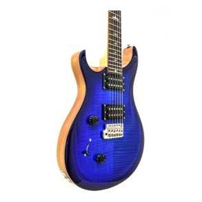Guitarra Eléctrica Prs Se Custom 24 Cu4ldc Zurda Faded Blue