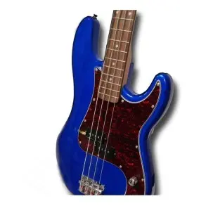 Bajo Eléctrico SX Precision 4 Cuerdas Azul Eléctrico + Funda