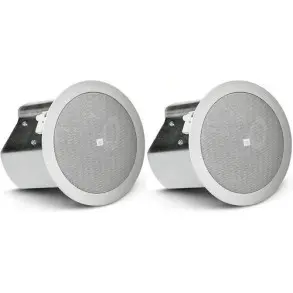 Kit X2 Parlantes Empotrar Techo Jbl Control 26c/t Blanco 60w