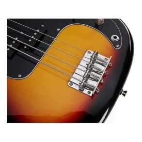 Bajo Eléctrico SX Precision 4 Cuerdas Sunburst 3 Tonos + Funda