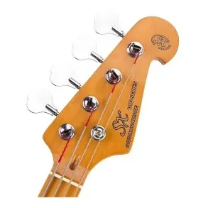 Bajo Eléctrico SX Precision Vintage Series 57 4 Cuerdas Sunburst 2 Tonos + Funda