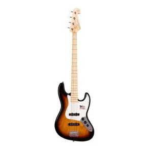 Bajo Eléctrico SX Ash Series Jazz Bass 4 Cuerdas Sunburst 3 Tonos