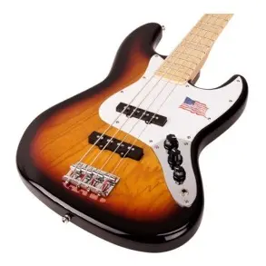 Bajo Eléctrico SX Ash Series Jazz Bass 4 Cuerdas Sunburst 3 Tonos