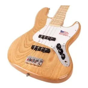 Bajo Eléctrico SX Ash Series Jazz Bass 4 Cuerdas Natural Ceniza