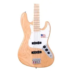 Bajo Eléctrico SX Ash Series Jazz Bass 4 Cuerdas Natural Ceniza