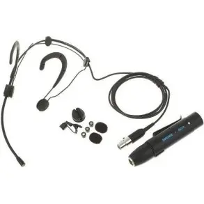 Microfono Vocal De Diadema Condenser Discreto Shure Beta53