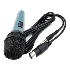 Micrófono Dinámico Ross Supercardiode | Cable Xlr-Plug | Adaptador Mini Plug