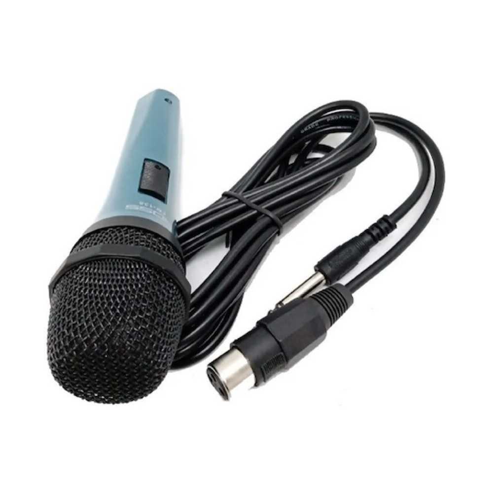 Micrófono Dinámico Ross Supercardiode | Cable Xlr-Plug | Adaptador Mini Plug
