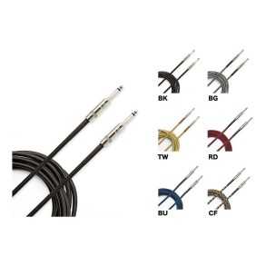 Cable Plug 3 Metros Tela Daddario Custom Series Braided PW-BG-10BK