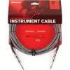 Cable Plug 3 Metros Tela Daddario Custom Series Braided PW-BG-10BG