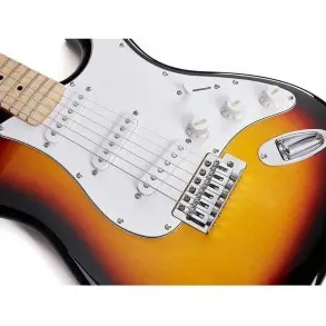 Guitarra Sx Strato Modern Series Maple Con Funda SEM1/3TS
