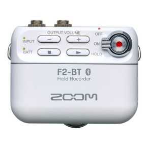 Grabador Campo Zoom F2-bt/b Mini Mic Corbatero Lmf-2 Blanco