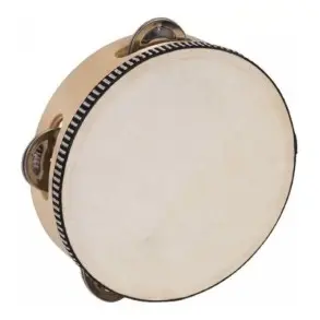 Pandereta Pandero 6 Knight 15 Cm Con Parche Y Sonaja
