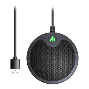 Micrófono De Mesa Omnidireccional Maono Tipo Plato Usb Condenser Omnidireccional
